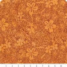 Heartland - Batik Cobble Daisy Burnt Orange (34110)