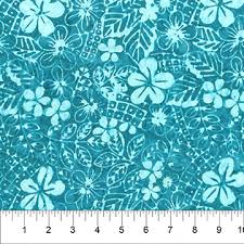 Heartland - Batik Cobble Daisy Teal (34109)