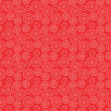 I Love Us Circle Dots Red (32778)