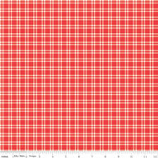 I Love Us Plaid Red (32773)