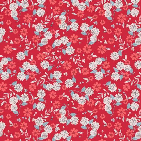 Land Of The Brave Floral Red (32441)