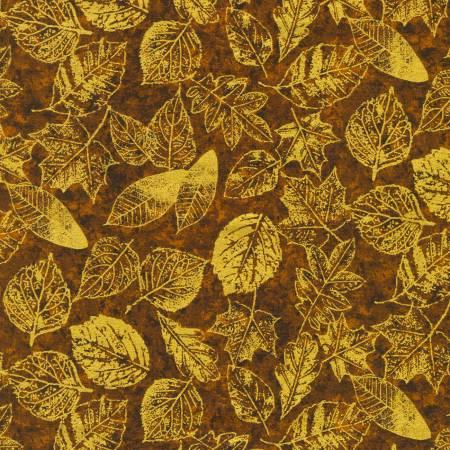 Leaves Brown w/Metallic