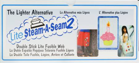 Lite Steam A Seam 2 Fusible 12" sold by the yard (22056)