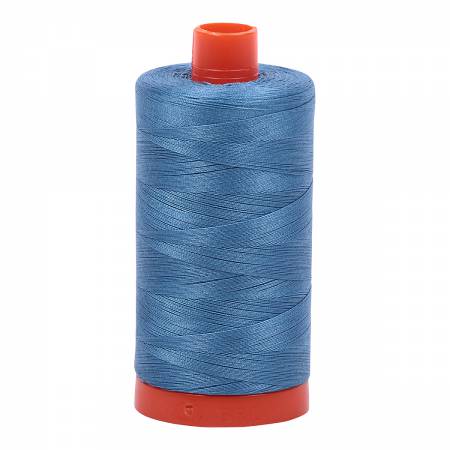 Aurifil Mako Cotton Thread Solid 50wt 1422yds Light Wedgewood (33773)
