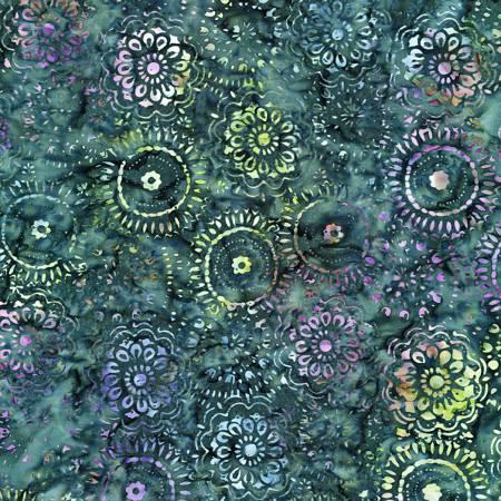 Mallard Packed Flowers Batik (31692)