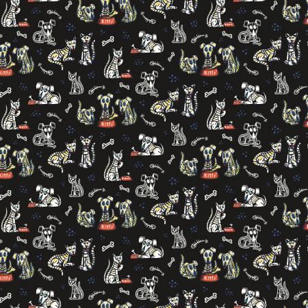 Amor Eterno Cats And Dogs Black (30585)