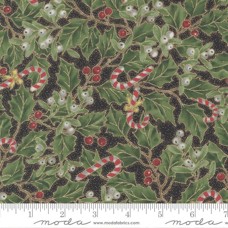 Merry Manor Metallic Black 33662 15M Moda #1 (32264)