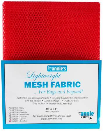 Mesh Lite Weight Atomic Red 18in x 54in (32381)