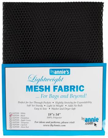 By Annie Mesh Lite Weight Black 18in x 54in (30720)