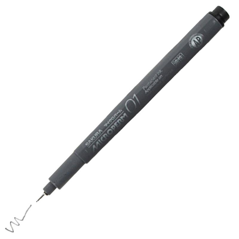 Microperm 01 Pen .25mm Black