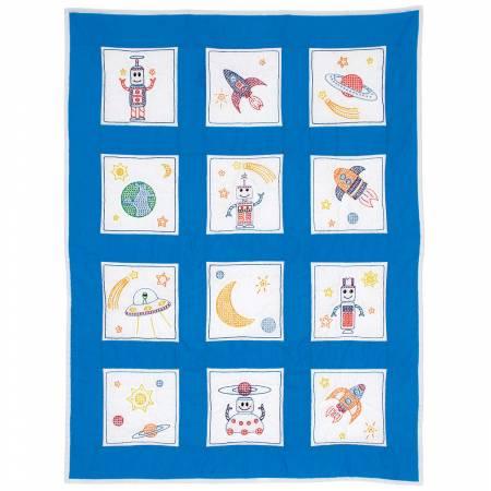 Outer Space Nursery Quilt Blocks