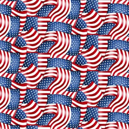 Red American Flag Packed (28010)