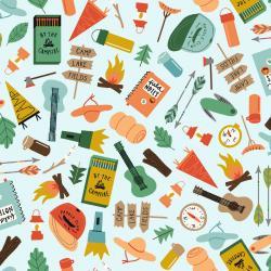 RJ1602-SK2 Camping Crew - Campgear - Sky Fabric(28198)