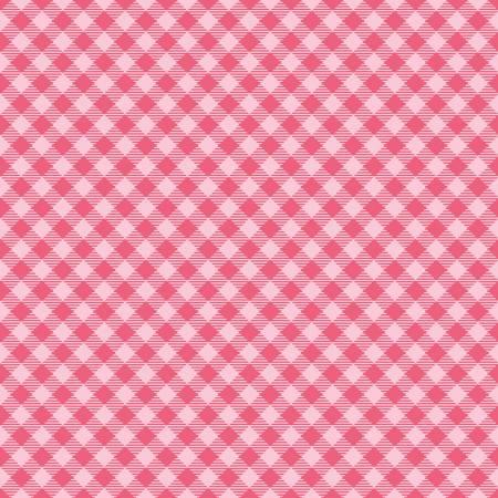 Basics Gingham Raspberry (28476)