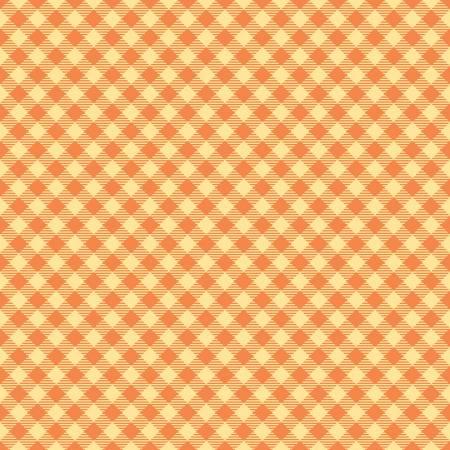 Basics Gngham Orange (28504)