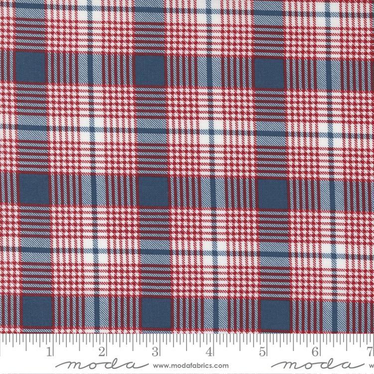 Stateside Plaid Navy 55614 13 Moda #1 (31913)