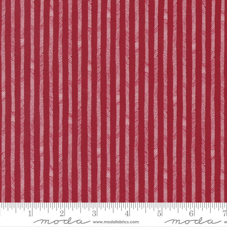 Stateside Stripes Apple Red 55617 24 Moda #1