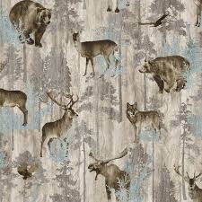 Stonehenge Timberland Trail Flannel All-Over Animal (31437)