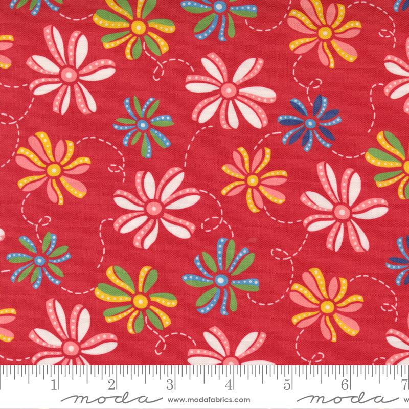 Story Time Ribbon Daisy Red 21792 12 (29438)