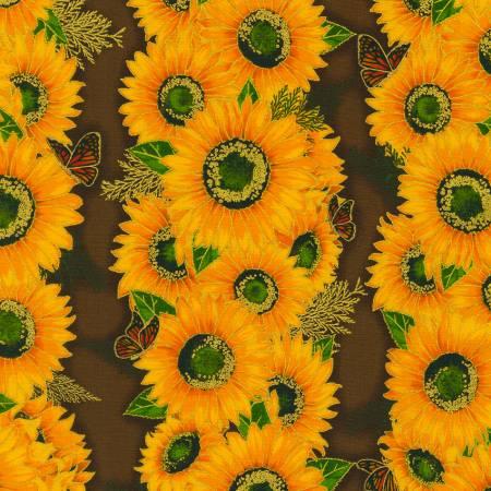 Stripe Brown w/Metallic (30632)