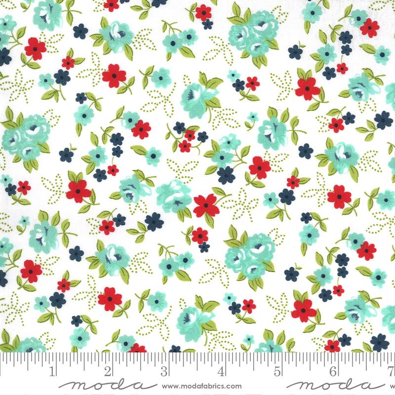 Sunday Stroll White Aqua (28352)