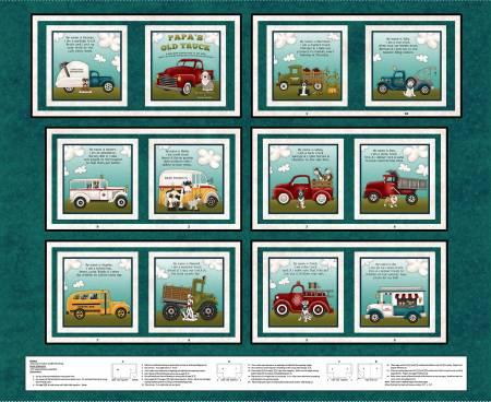 Teal Book Panel