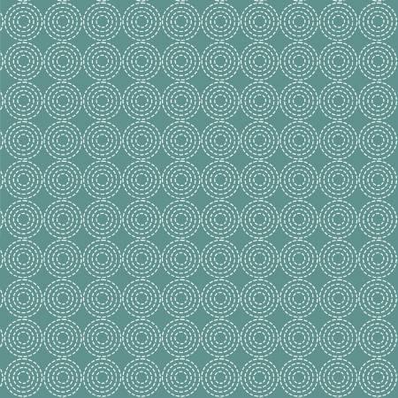 Teal Stitched Rings (25559)