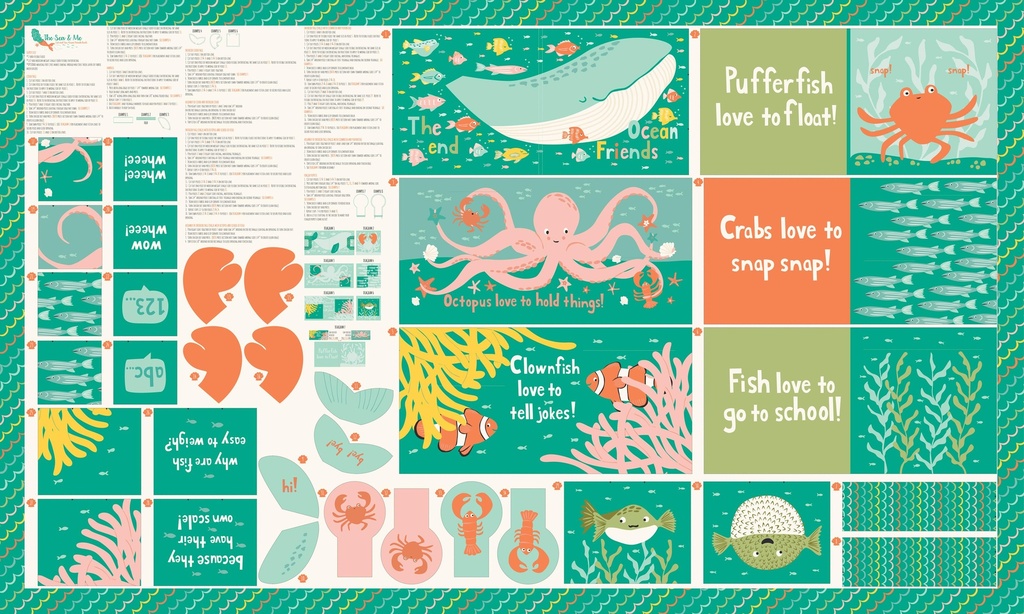 The Sea And Me Book Panel