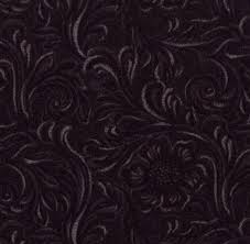 Tooled Leather Black 11216 16 Moda #1 (33303)