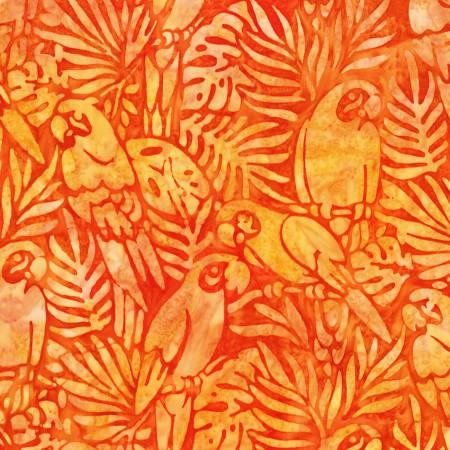 Birds Orange Batik (29289)
