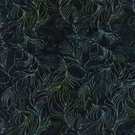 Twilight Swirly Palm Leaves Batik (30959)