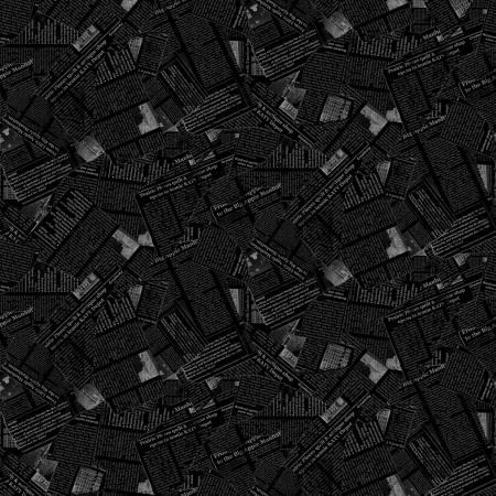 Black Newspaper Print (31478)