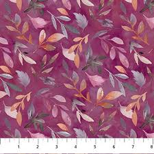 Vivian Maroon Leaves (32871)