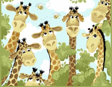 Zoe the Giraffe Play Mat Panel 36in x 43in #130