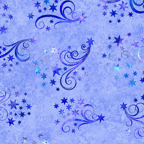 Lil' Wizards -Star & Scroll blue (34454)