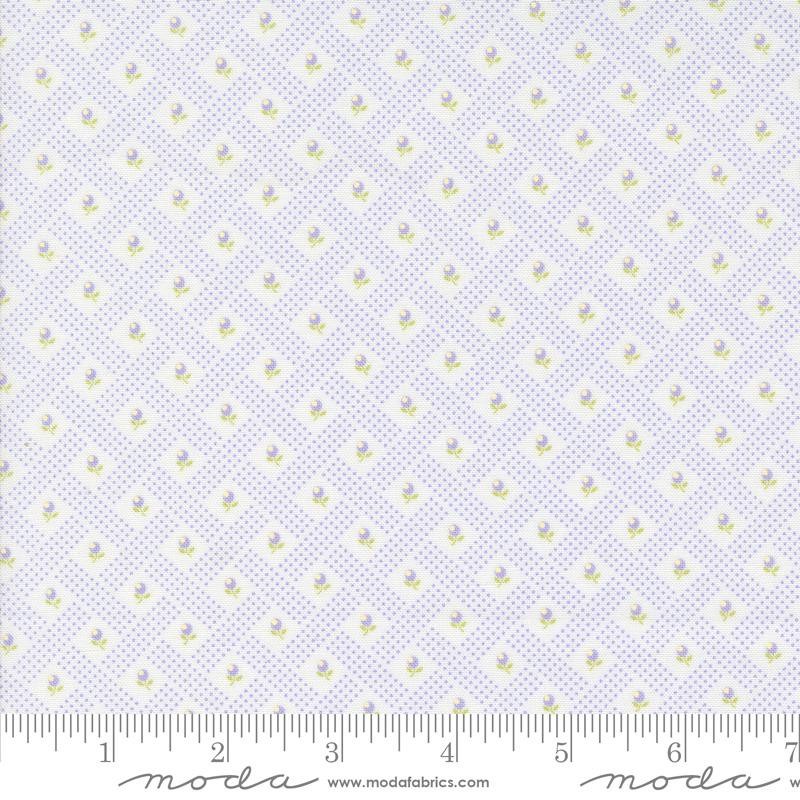 Georgia Off White Lavender 18775 11 Moda #1 (34407)