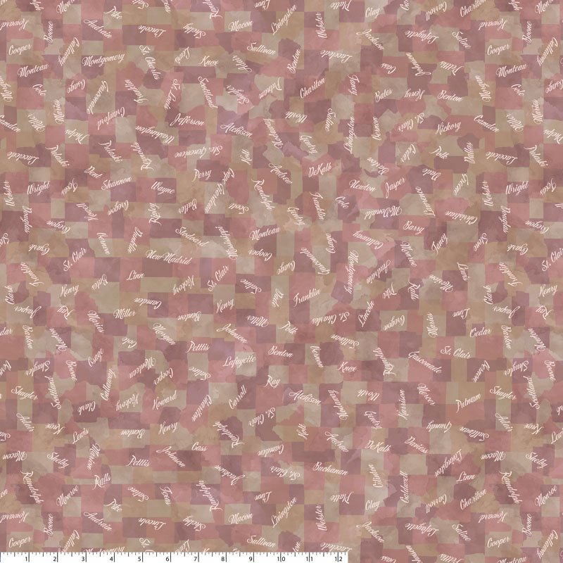 2024 Missouri Shop Hop Counties Mauve 54171-6 (34343)