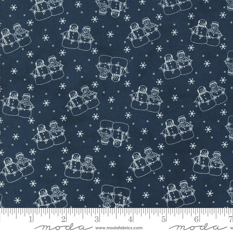 Snowman Gather IV Night Sky 49250 14 Moda #1 (34325)