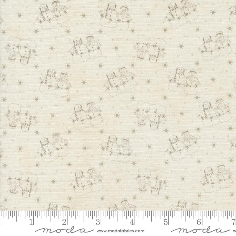 Snowman Gather IV Snow Taupe 49250 15 Moda #1 (34308)