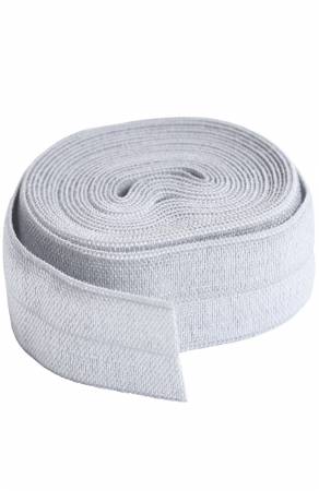 Fold-over Elastic 3/4in x 2yd Pewter (34653)