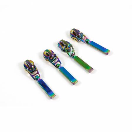 #3 Emmaline Rectangular Slider with Pull 10 Pack Rainbow (34936)