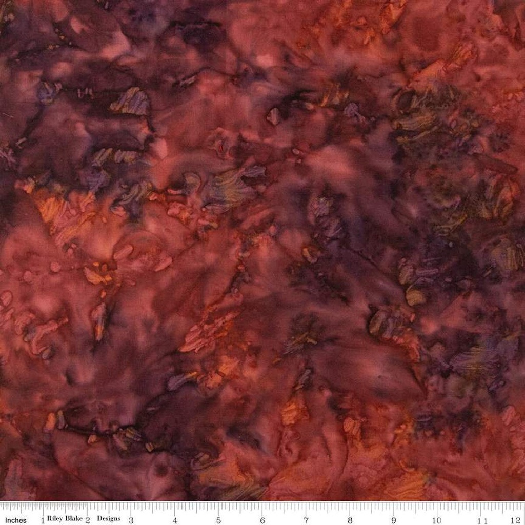 Expressions Batiks Elementals Color Play Mottled Mocha Chestnut (34973)