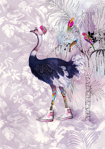 Tropic Walk -  Panel 30 ¾" x 42 ¼" (35074) #27