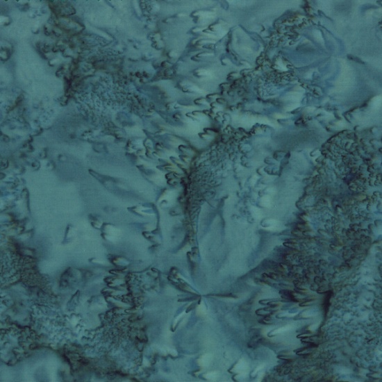 1895 Watercolors - Teal Batik (35083)