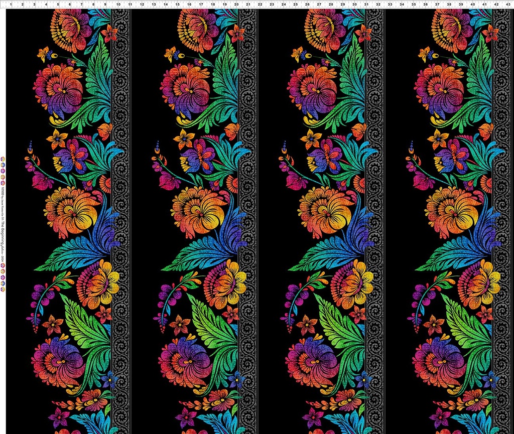 Vivid - Rainbow Border - 1VIV-1 (35088)