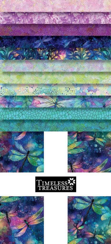 DRAGONFLY ILLUSION PK 10" Sq 42pc (35172)