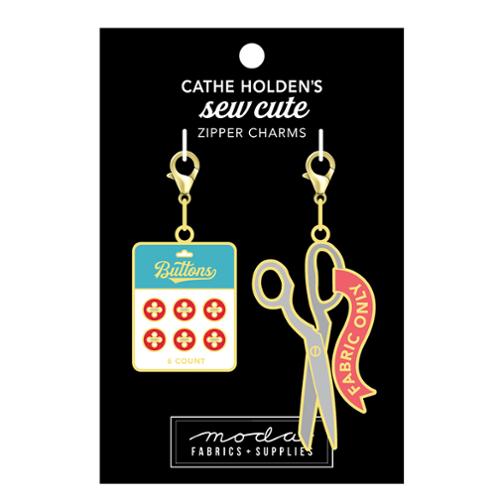 Scissor Zipper Pulls 2ct CH102 Moda #1 (35243)