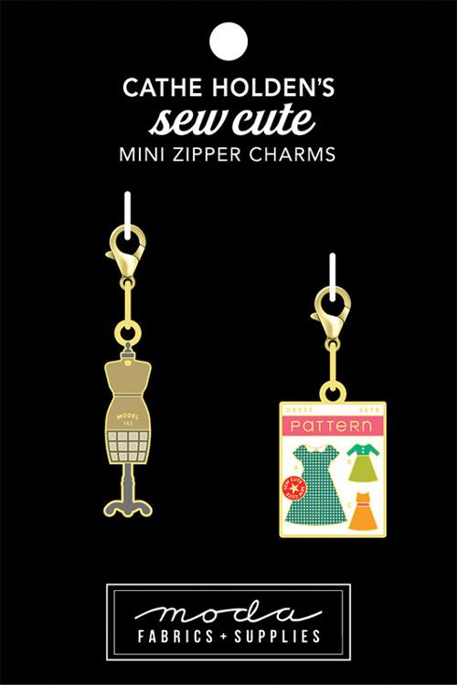 Mini Pattern Zipper Pull 2ct CH118 Moda #1 (35245)
