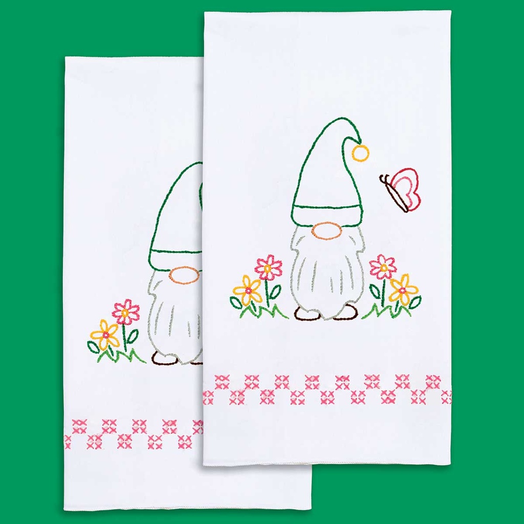 Gnomes Decorative Hand Towels (35286) 2PK