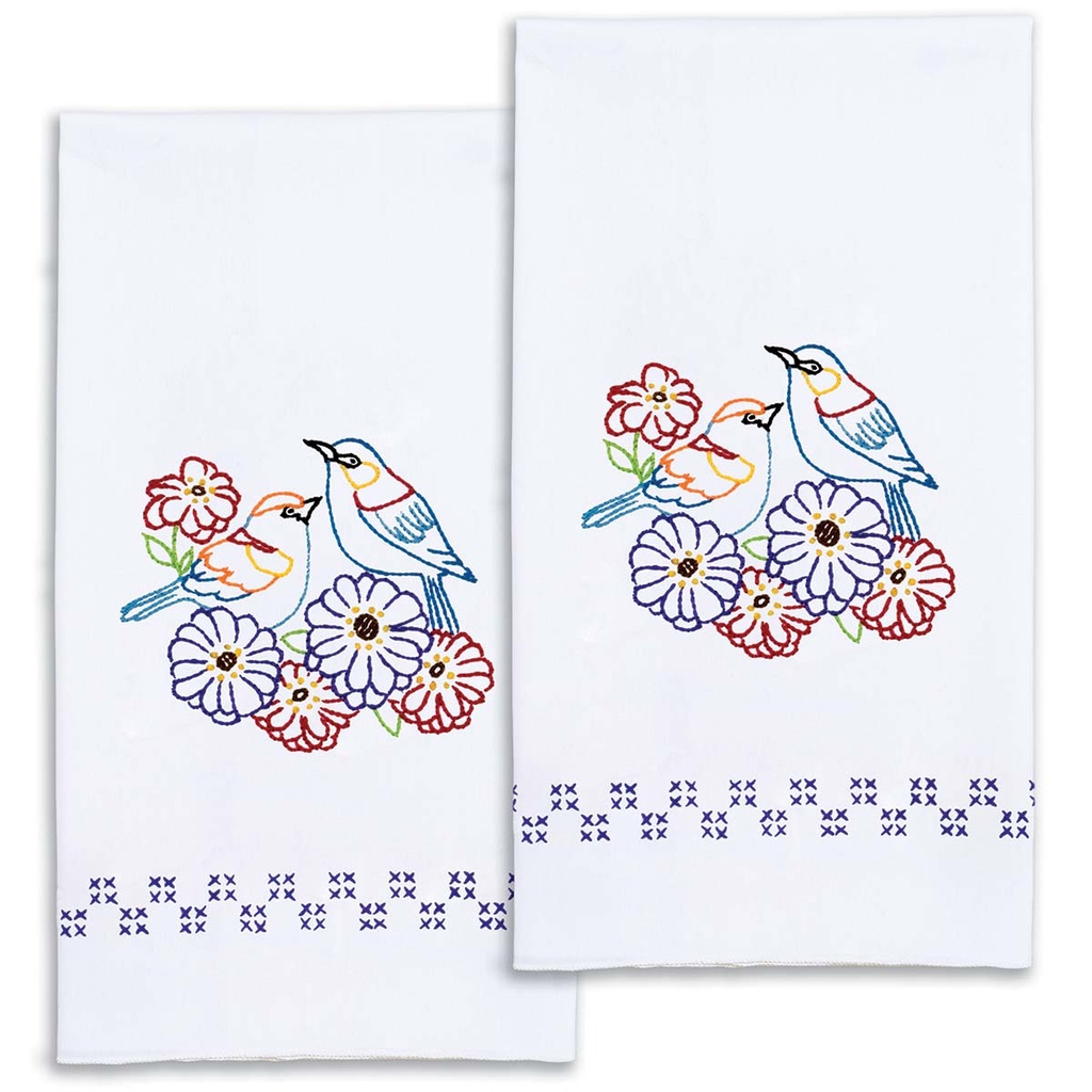 2 Birds Decorative Hand Towels 2 PK (35287)